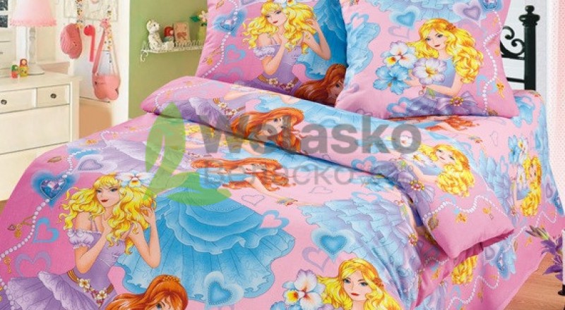 Комплект детского постельного белья "Принцессы"