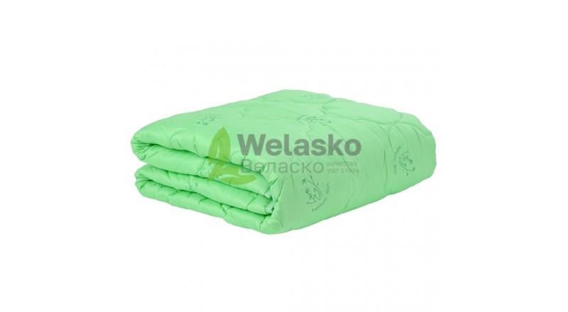 Одеяло стандартное хлопковое с бамбуковым волокном 175x215 "Бамбук"