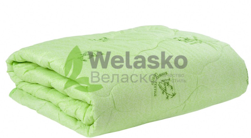 Одеяло стандартное хлопковое с бамбуковым волокном 200x220 "Бамбук"